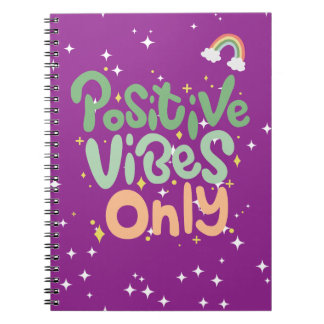 "Positive Vibes Only" Daily Inspiration Anteckningsbok