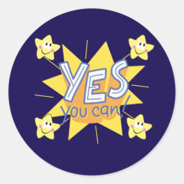 Positive Vibes Only Runt Klistermärke