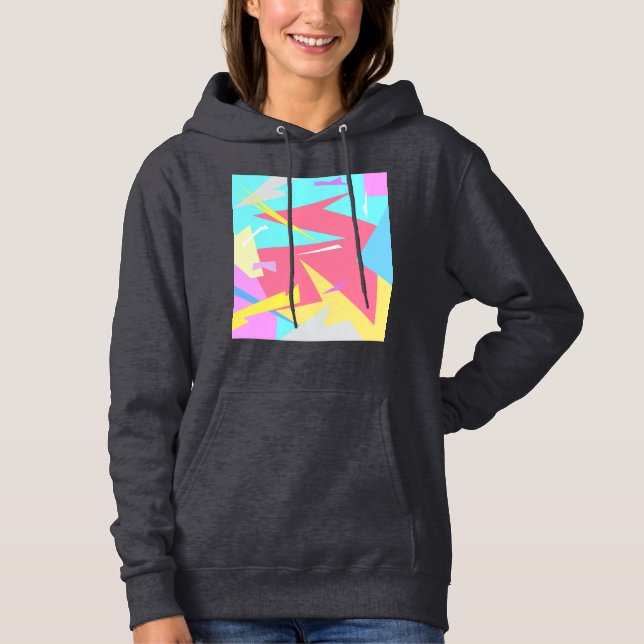 Positive Vibes Pastel Färg Abstrakt T Shirt (Framsida)