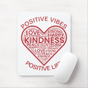 Positive Vibes Positive Life Mousepad Musmatta