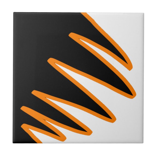 Positive Vibes Stänk vid Abstrakt Art Färg Lycklig Kakelplatta (Framsidan)