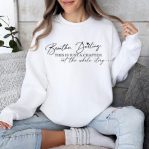 Positive Vibes Sweatshirt - Mysigt Motivational Bä T Shirt