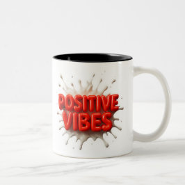 Positive Vibes Två-Tonad Mugg