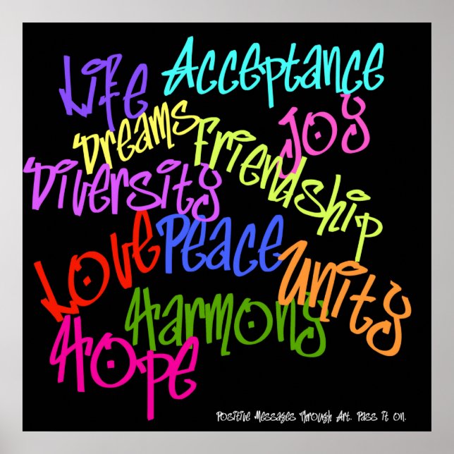 PositiveGraffiti Poster (Framsidan)