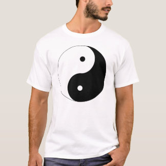 Positiven-n-Negation som ying yang Tröja