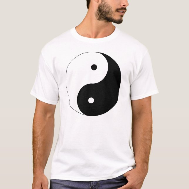 Positiven-n-Negation som ying yang Tröja (Framsida)