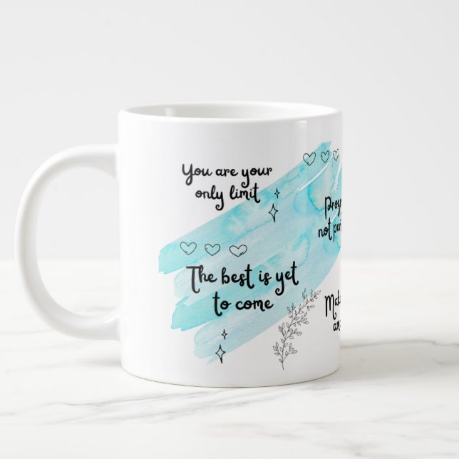 Positivitet Bygg specialitet Mugg Jumbo Mugg (Vänster)