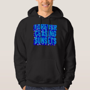 Positivitet för Chasing Sunset Watch Sunset Qu Hoodie