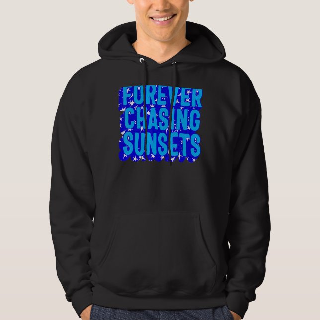 Positivitet för Chasing Sunset Watch Sunset Qu Hoodie (Framsida)