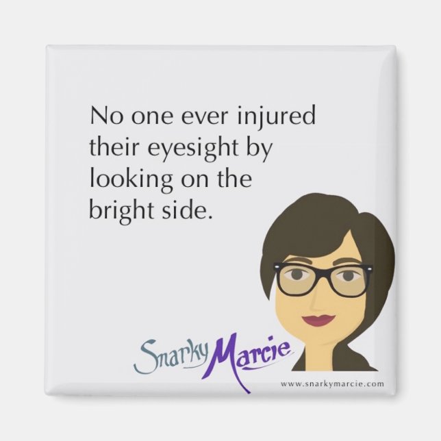 Positivitet Humor Magnet (Framsidan)