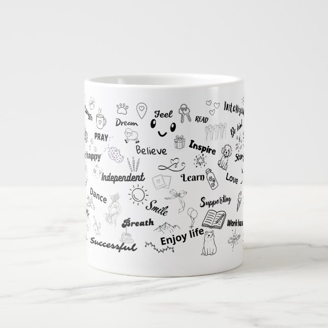 Positivitet  jumbo mugg (Framsidan)