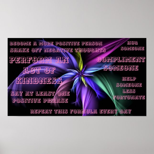 Positivitet Poster (Framsidan)