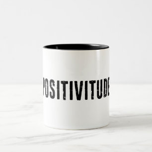 Positivitet Två-Tonad Mugg