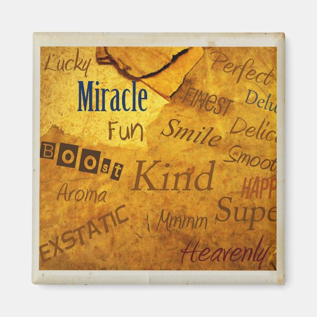 Positivitetshöjande magnet! magnet (Framsidan)