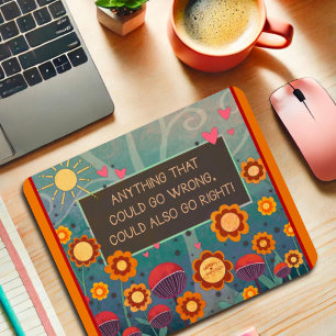 Positivitetsoffert för inspirerande Blommigt Go-Hö Musmatta