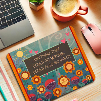 Positivitetsoffert för inspirerande Blommigt Go-Hö Musmatta