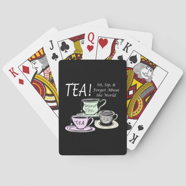 Positivitetsoffert för Tea Älskare - SIP-Glöm inte Casinokort (Baksidan)