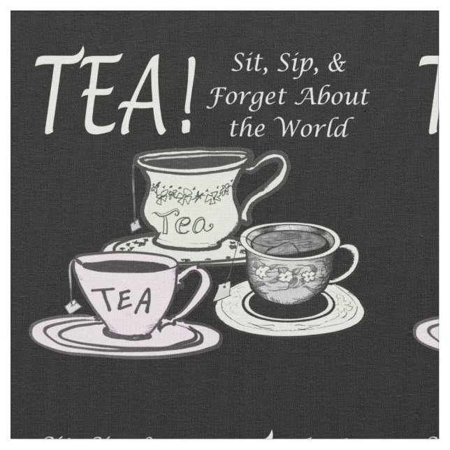 Positivitetsoffert för Tea Älskare - SIP-Glöm inte Tyg (Närbild)