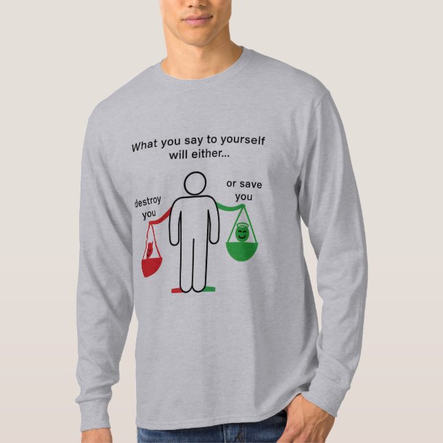 Positivitetsskjorta T Shirt (Framsida)