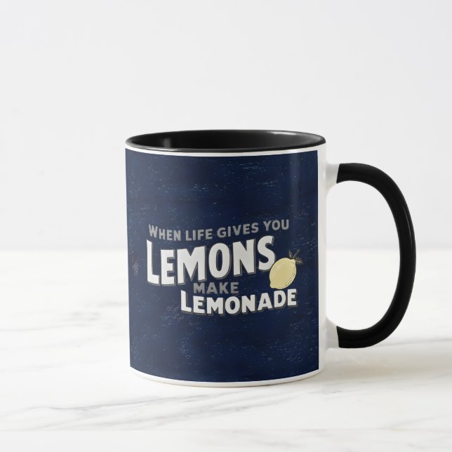 Positivity Power Lemonade Motivational Combo Coffe Mugg (Höger)