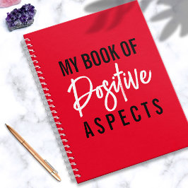 Positivity Red Chic Typography Andlig