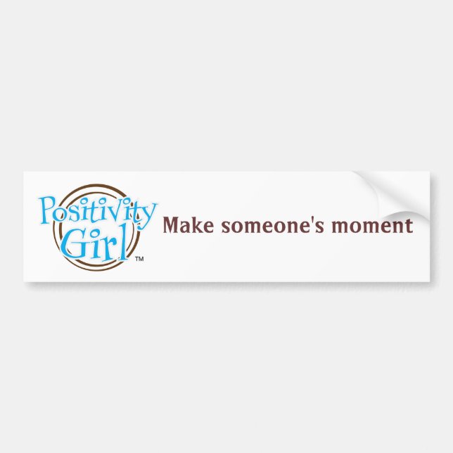 PositivityGirl™ MSM bildekal (Framsidan)