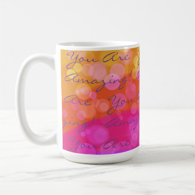 Positivt att du är färgstark som Fantastisk Kaffemugg (Vänster)