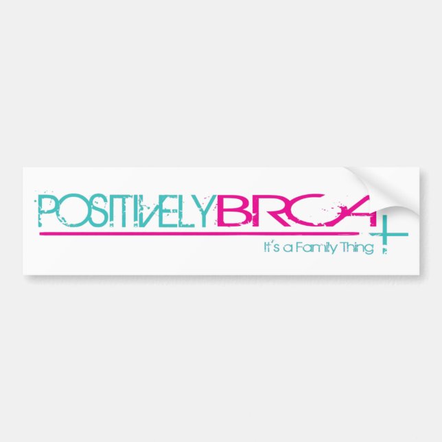 Positivt BRCA-bildekal Bildekal (Framsidan)