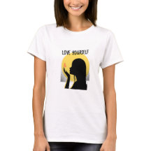 Positivt citat "Kärlek Yourself" - motivationskvin