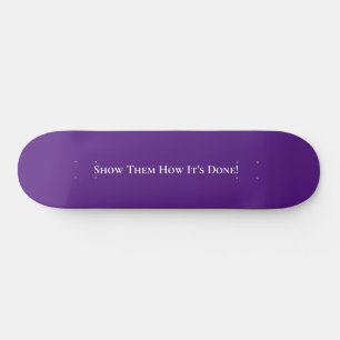 Positivt för Skateboard visar hur det är gjort