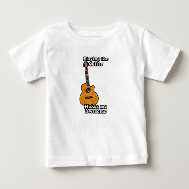 Positivt gitarrecitat för gitarrer t shirt (Framsida)