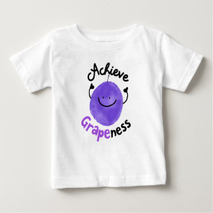 Positivt Grape Pun - uppnå grafik Tee