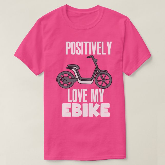 Positivt Kärlek My Bike T Shirt (Design framsida)