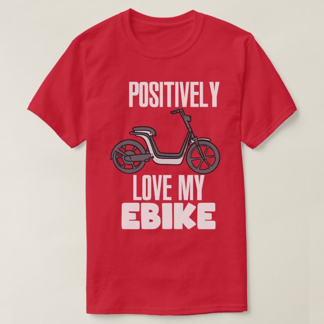 Positivt Kärlek My Bike T Shirt (Design framsida)
