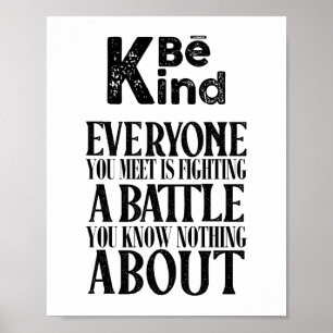 Positivt må vara av samma slag som alla kämpar mot poster