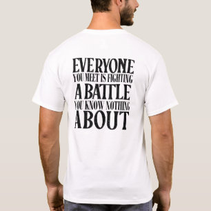 Positivt må vara av samma slag som alla kämpar mot t shirt