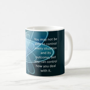 Positivt meddelande om inspirationsmotiv offert kaffemugg