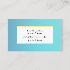 Positivt nedåt i kusten visitkort