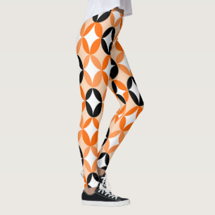 Positivt och Negativt utrymme - Halloween Leggings