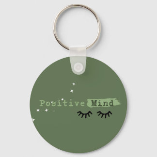 Positivt sinne - grön nyckelring