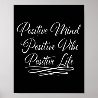 Positivt sinne Positiv stämning Positivt liv Motiv Poster