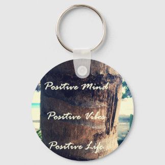 Positivt sinne, positiv vibe, positiv livstid nyckelring