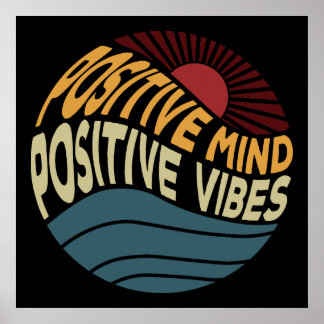 Positivt sinne positiva vibrationer poster