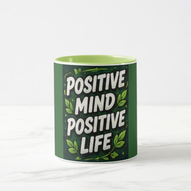 Positivt sinne positivt liv-mugg mugg (Center)