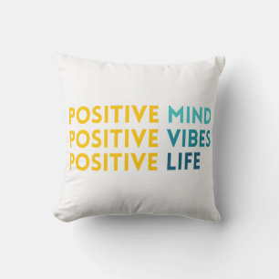 Positivt sinne, Vibes, Life Motivational Kudde
