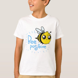 Positivt tänkande Bee Positive Cute Bee T Shirt