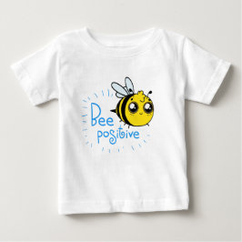 Positivt tänkande Bee Positive Cute Bee T Shirt