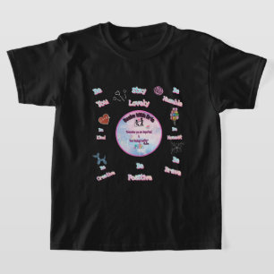 Positivt tänkande Bokar med Brie T Shirt