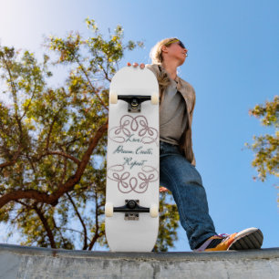 Positivt tänkande mini skateboard bräda 18,5 cm