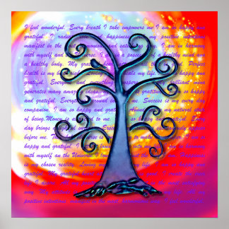 Positivt tänkande poster